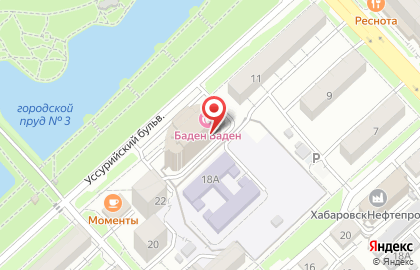 Водно-оздоровительный комплекс Баден Баден в Центральном районе на карте