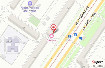 Парикмахерская Бантик на улице Рябикова на карте