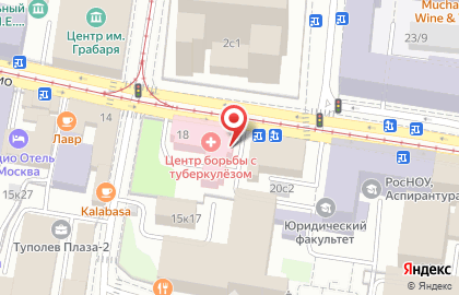 Центрального АО на Бауманской на улице Радио на карте