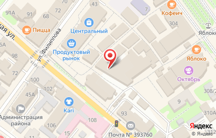 Зоомагазин в Тамбове на карте