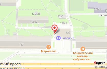 Киоск по ремонту обуви на Ленинском проспекте на карте