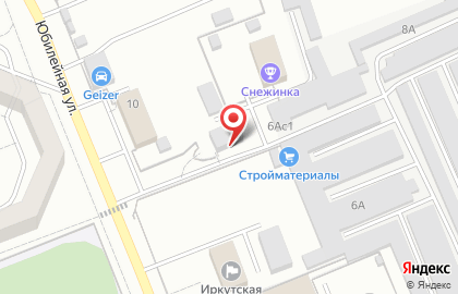 Продовольственный магазин Рублёвка на Юбилейной улице на карте