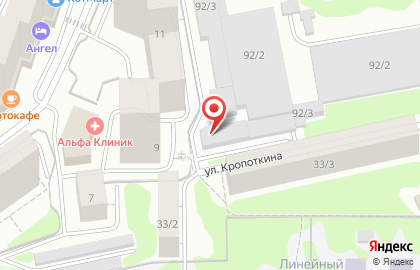 Сервисный центр по ремонту бытовой техники на улице Кропоткина на карте