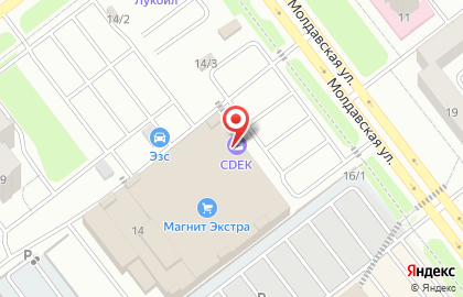 Гипермаркет Магнит на Молдавской улице на карте