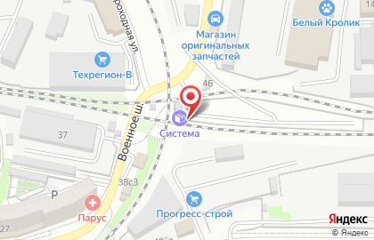 Транспортно-экспедиторская компания Система в Первореченском районе на карте