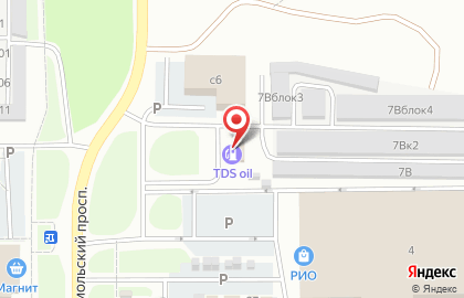 Автозаправка TDS oil в Тобольске на карте