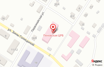 Пеновская центр общей врачебной практики №3 на карте