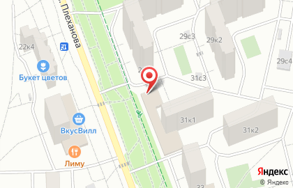 Супермаркет Магнит в Москве на карте