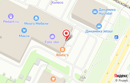 Торгово-сервисный центр Мастер на Московском проспекте на карте