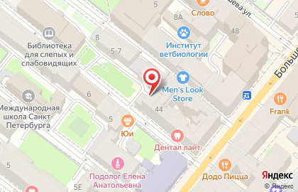 Диагностический центр Хеликс Петроградский на карте