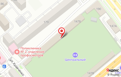 Центральный на Советской улице на карте