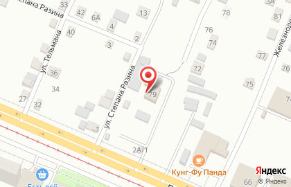 Автосервис Молоток в Железнодорожном районе на карте