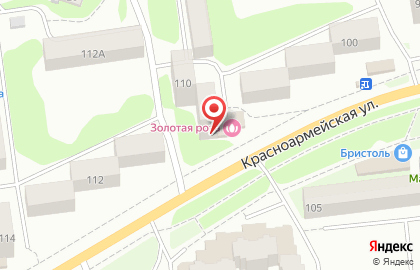 Магазин ювелирных изделий Аметист на Красноармейской улице на карте