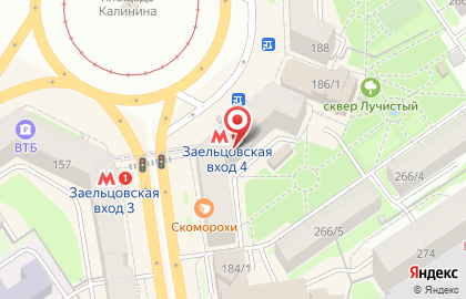Киоск по продаже кондитерских изделий в Заельцовском районе на карте