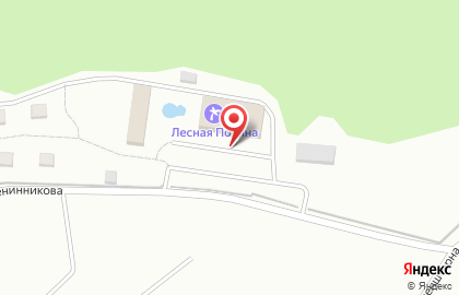 База отдыха Лесная поляна в Петропавловске-Камчатском на карте