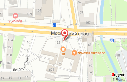 Магазин Русский хлеб на Московском проспекте, 162б на карте