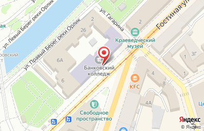 Орловский банковский колледж банка России на карте