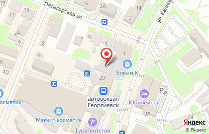 Парикмахерская Локон в Георгиевске на карте