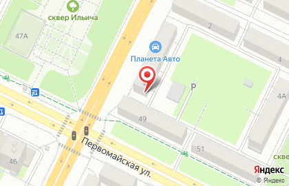 Участковый пункт полиции №20 на улице Александра Невского на карте