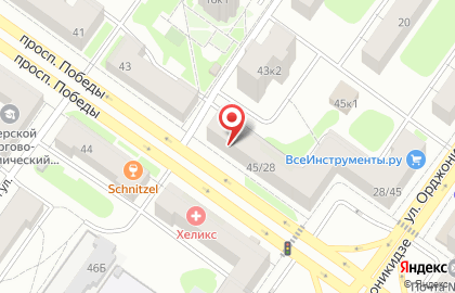 Банкомат Открытие на проспекте Победы на карте
