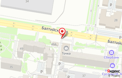 Рекламный щит, РА Маркетинг & Реклама на Балтийской улице на карте