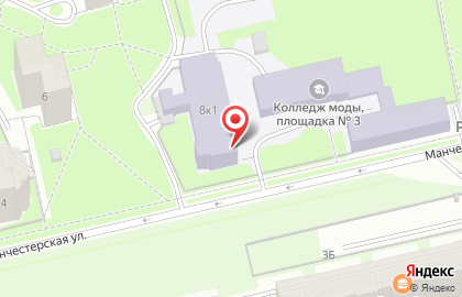 Колледж Петербургской моды на Удельной на карте