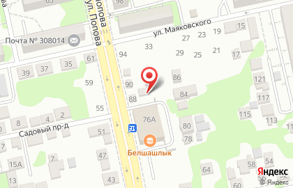 ИнтимоАморе.ру на улице Попова на карте