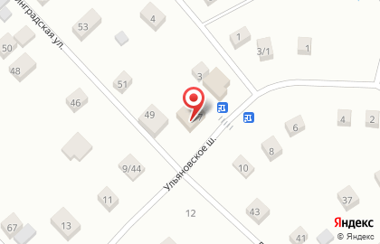 РайПО на Ульяновском шоссе на карте