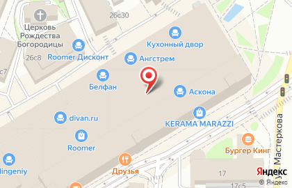 Фирменный салон АСМ Мебель на улице Ленинская Слобода на карте