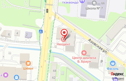 Стоматологический центр Неодент на улице Горького на карте