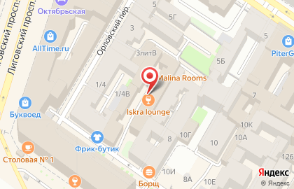 Медицинский магазин gloves78.ru на 1-ой Советской улице на карте