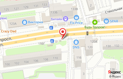 Киоск по продаже хлебобулочных изделий на Московском проспекте на карте