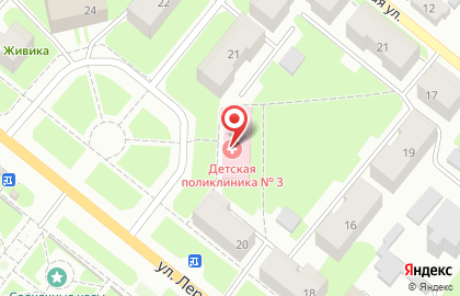 Детская городская больница город Каменск-Уральский в Каменск-Уральском на карте