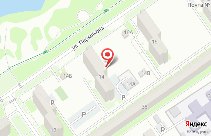 Абвгдейка на улице Пермякова на карте