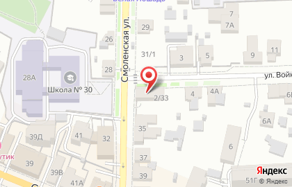 Строительная компания Техстрой на улице Войкова на карте