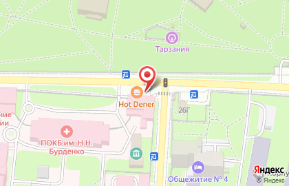 Киоск HOT doner в Первомайском районе на карте