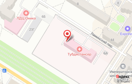 Противотуберкулёзный Диспансер Пушкинского Района на карте