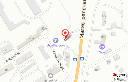 АЗС Экопетрол, на карте