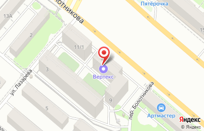 Отделение службы доставки Boxberry на улице Болотникова на карте