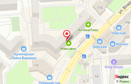 Парикмахерская Просто Стрижка на улице Владимира Невского на карте