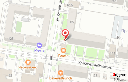 Компания Альф на улице Островского на карте