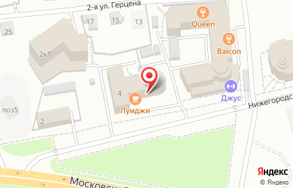 Страховая компания АльфаСтрахование на Нижегородской улице на карте
