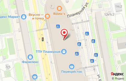 Автомат по продаже контактных линз ЛинзыТут на Планерной улице на карте