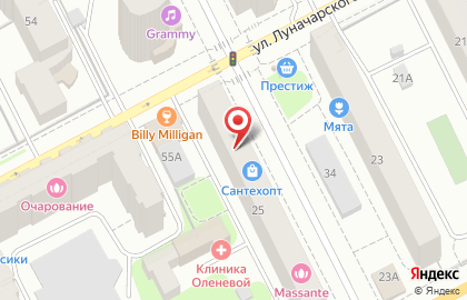Оптово-розничный магазин Сантехопт в Ленинском районе на карте
