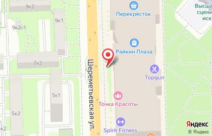 Магазин цветов на улице Шереметьевская на карте