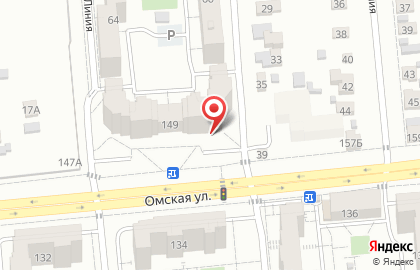 ОмскВинпром на Омской улице на карте