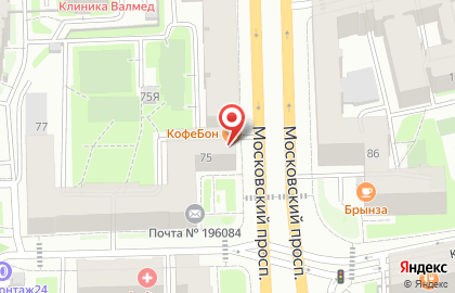 Винный бутик Альта Вина на Московском проспекте на карте