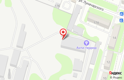 Пейнтбольный клуб Анти-террор в Зареченском районе на карте