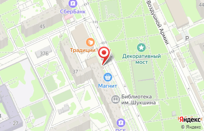 Сеть магазинов товаров для туризма и рыбалки Хищник на карте