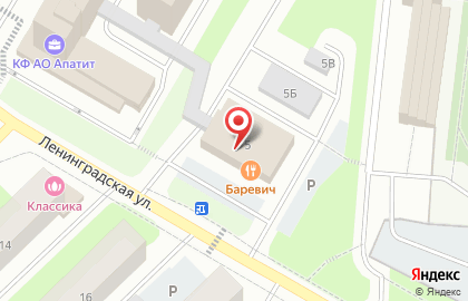 Столовая Пять столов на карте